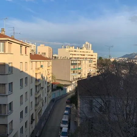Appartement Joli Rénové Proche Quartier Timone -parking Marseille